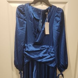 Elegant Blue‎ Women's Dress